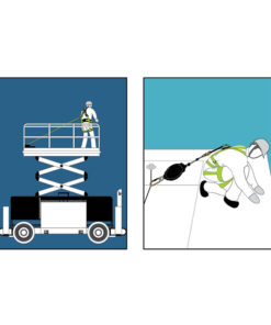 Kratos Safety – Anwendungsdarstellung: "Komfort" arbeitsbühne, industrie instandhaltungs-set