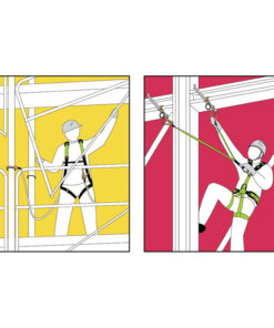 Kratos Safety – Anwendungsdarstellung: Set für Stahlbau