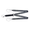 FLAMMBESTÄNDIGES FIRE FREE Y-VERBINDUNGSMITTEL MIT FALLDÄMPFER 1,5 M MIT KARABINER FA 5010117 UND FA 5020755 zwei