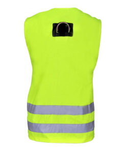 Kratos Safety – REFLEX 1 – gelbe Warnweste, Rückansicht