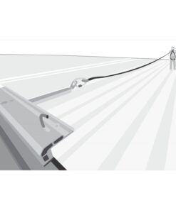 Kratos Safety – Anwendungsdarstellung: WAVY 1 - Dachrand-Verankerung