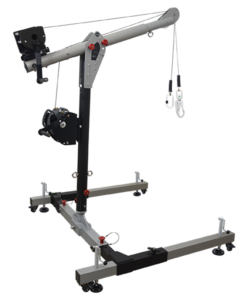 Kratos Safety – Anwendungsdarstellung: EasySafeWay 1, mobiles H-förmiges Basis Davit System