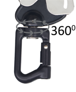 Kratos Safety – HUKA-2 – drehbare Anschlussöse am Aluminiumhaken