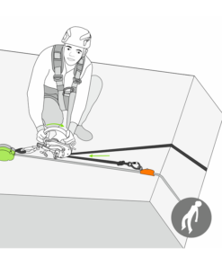 Kratos Safety – Anwendungsdarstellung: Textilseil- oder Drahtseilklemme zur Rettung