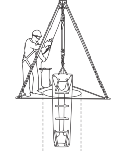 Kratos Safety – Anwendungsdarstellung: Tragbahre/Stretcher