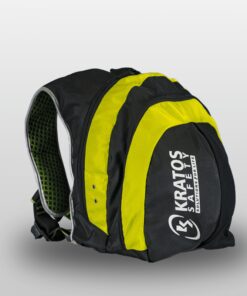 Kratos Safety – ADVENTURE – Auffanggurt als kompakter Rucksack zusammengelegt