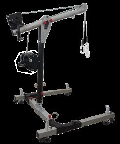 Kratos Safety – Anwendungsdarstellung: EasySafeWay 1 – Davit-Mast, Montagebeispiel