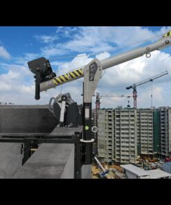 Kratos Safety – Anwendungsdarstellung: EasySafeWay 4 - Attika-Verankerung für Ausleger EasySafeWay 1