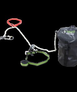 Kratos Safety – 2 in 1 Auffangsystem mit integriertem Rettungssystem, 50 m