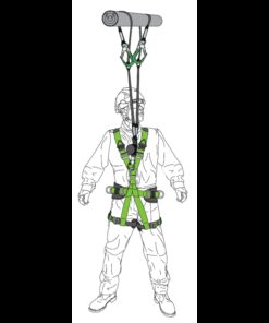 Kratos Safety – Anwendungsdarstellung: GRAVITY-S – Y-Verbindungsmittel mit Falldämpfer
