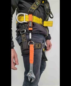 Kratos Safety – Anwendungsdarstellung: Werkzeug-Halteringe aus extra-starkem Klettband
