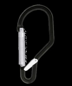 Kratos Safety – Aluminiumkarabiner mit Automatikverschluss und Sperrhebel