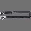 FLAMMBESTÄNDIGES FIRE FREE VERBINDUNGSMITTEL MIT FALLDÄMPFER 1,5 M MIT KARABINER