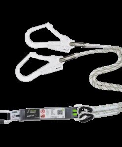 Kratos Safety – HOPE – Y-Verbindungsmittel aus Kernmantelseil mit Falldämpfer