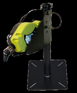 Kratos Safety – IBIS - Um 360° drehbarer Anschlagpunkt mit automatischem Rückzug auf Terrassendach