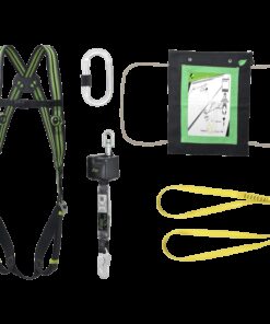 Kratos Safety – Industriewartungsset mit Auffanggurt, Verbindungsmitteln, Karabiner und Aufbewahrungstasche