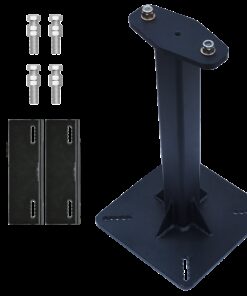 Kratos Safety – Set starrer Pfosten aus verzinktem Stahl mit Klemmplatten für horizontale Kabelsicherung KS 4000