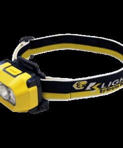 NEWTON X-0 – gelb-schwarze Stirnlampe mit verstellbarem Kopfband