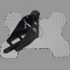 Point d'ancrage fixe rotatif à 360° pour ARA sur couverture bac acier trapézoïd