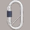 STAHL-KARABINER MIT SCHRAUBVERSCHLUSS UND SICHERHEITSRIEGEL