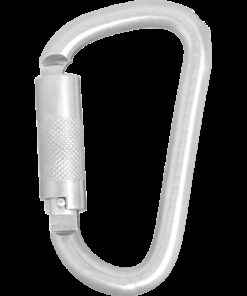 Kratos Safety – Stahlkarabiner mit Automatikverschluss Vierteldrehung - Keylock Version