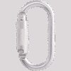 STAHLKARABINER MIT AUTOMATIKVERSCHLUSS VIERTELDREHUNG (TWIST-LOCK) MIT 16 MM ÖFFNUNGSWEITE