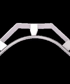Kratos Safety – Überfahrbarer Zwischenhalter mit 90° Innenwinkel für horizontale Anschlageinrichtung KS-Line