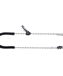 Kratos Safety SKALA – Verbindungsmittel mit Seileinstellvorrichtung und schwarzem Schutzschlauch