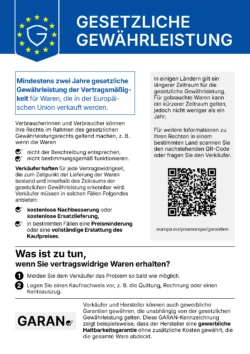 Deine gesetzlichen Gewährleistungsrechte